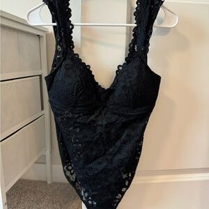 Gilly Hicks Midnight Lace Bodysuit